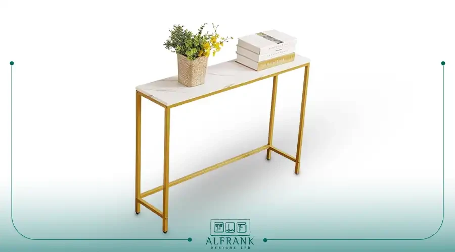Very narrow console table for narrow hallway